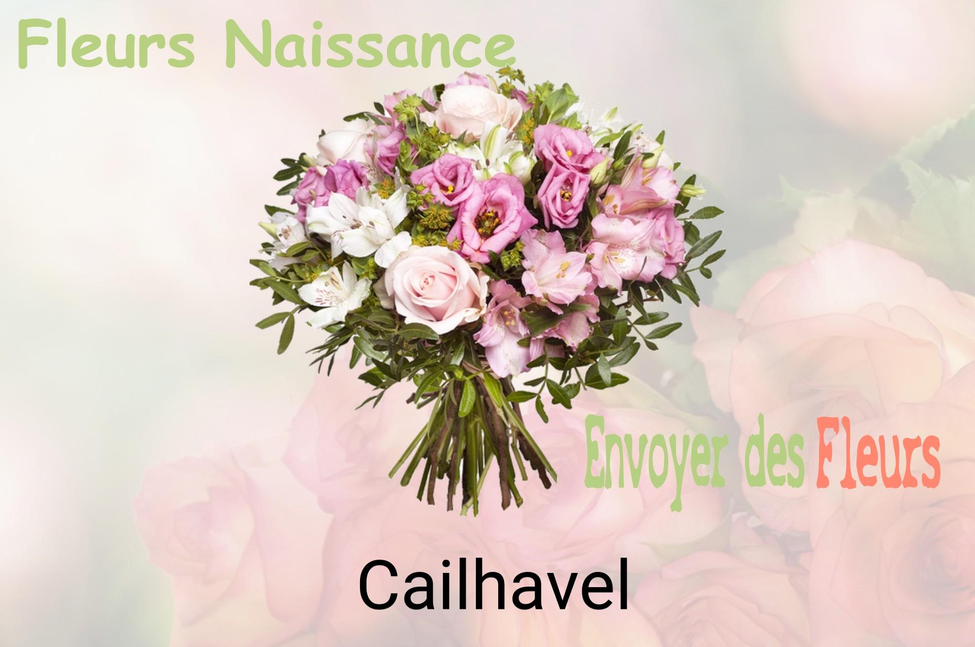 Bouquet de fleurs de naissance livré à Cailhavel